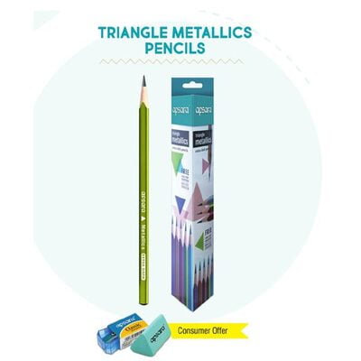 Apsara - Triangle Metalic Pencils