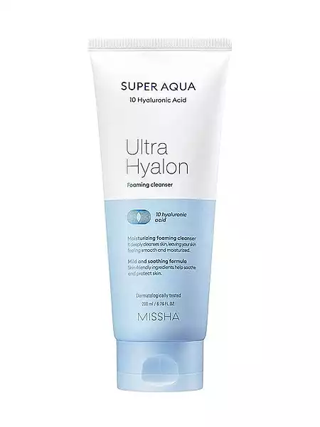 MISSHA SUPER AQUA ULTRA HYALRON FOAMING CLEANSER