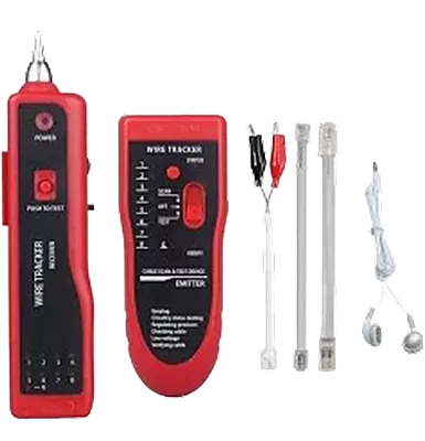 WIRE TRACKER NETWORK CABLE DETECTOR LAN TESTER ETHERNET RJ11 RJ45 CAT 5 CAT 6 I-POOK PK65H