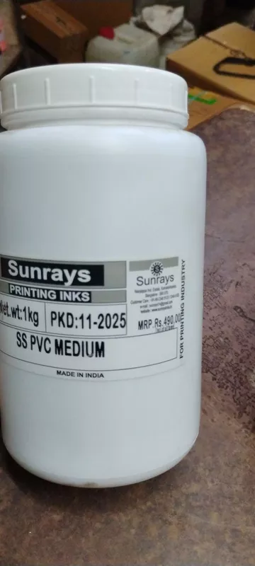 Sunrays SS PVC Medium screen printing ink