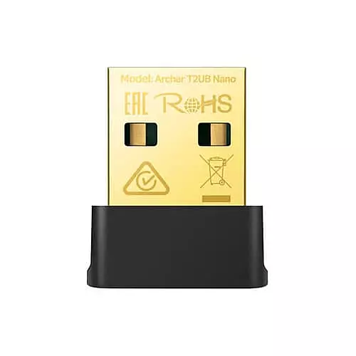 TP-Link Archer T2UB Nano – AC600 Dual-Band Wi-Fi Adapter with Bluetooth 4.2 | USB Nano