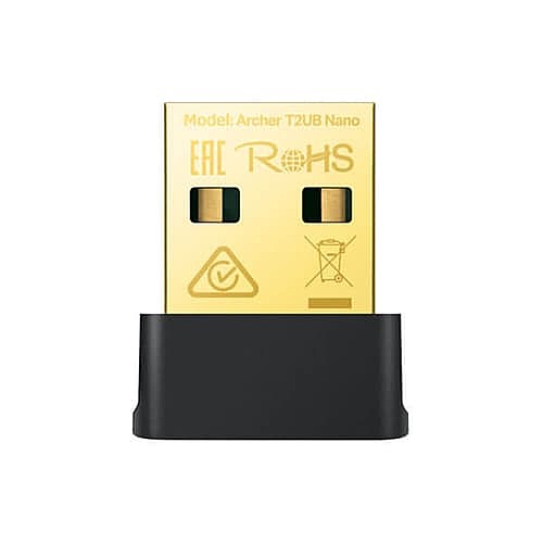 TP-Link Archer T2UB Nano – AC600 Dual-Band Wi-Fi Adapter with Bluetooth 4.2 | USB Nano