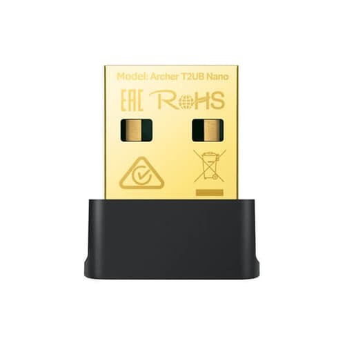 TP-Link Archer T2UB Nano – AC600 Dual-Band Wi-Fi Adapter with Bluetooth 4.2 | USB Nano
