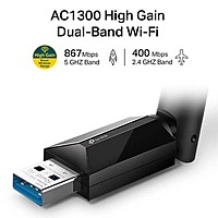 TP-Link Archer T3U Plus – AC1300 Dual-Band High-Gain USB Wi-Fi Adapter