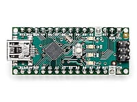 Top view of Arduino Nano development board Top view of Arduino Nano development board