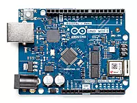 Top view of Arduino Uno WiFi Rev2 board Top view of Arduino Uno WiFi Rev2 board