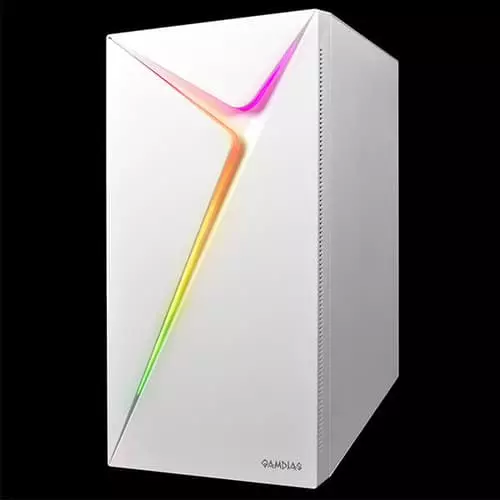 Gamdias Argus E4 Elite RGB ATX Mid Tower Case – White | Tempered Glass | 1 Fan