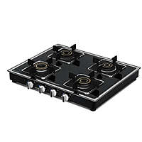 4 Burner Gas Stove Manual Ignition (Glass Top, 2 years warranty)