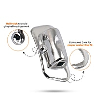 U Ortho Bondable Buccal Tubes – 2nd Molar MBT 0.022 U1/L1