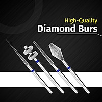 SuperEndo Crown Preparation Bur Kit – Diamond FG Burs for Airotor