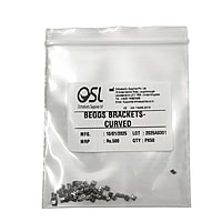 OSL Beggs Brackets – Flat Metal Orthodontic Brackets