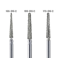TriHawk Diamond Bur Set 12 Shapes with Bur Box