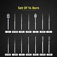 SuperEndo Crown Preparation Bur Kit – Diamond FG Burs for Airotor