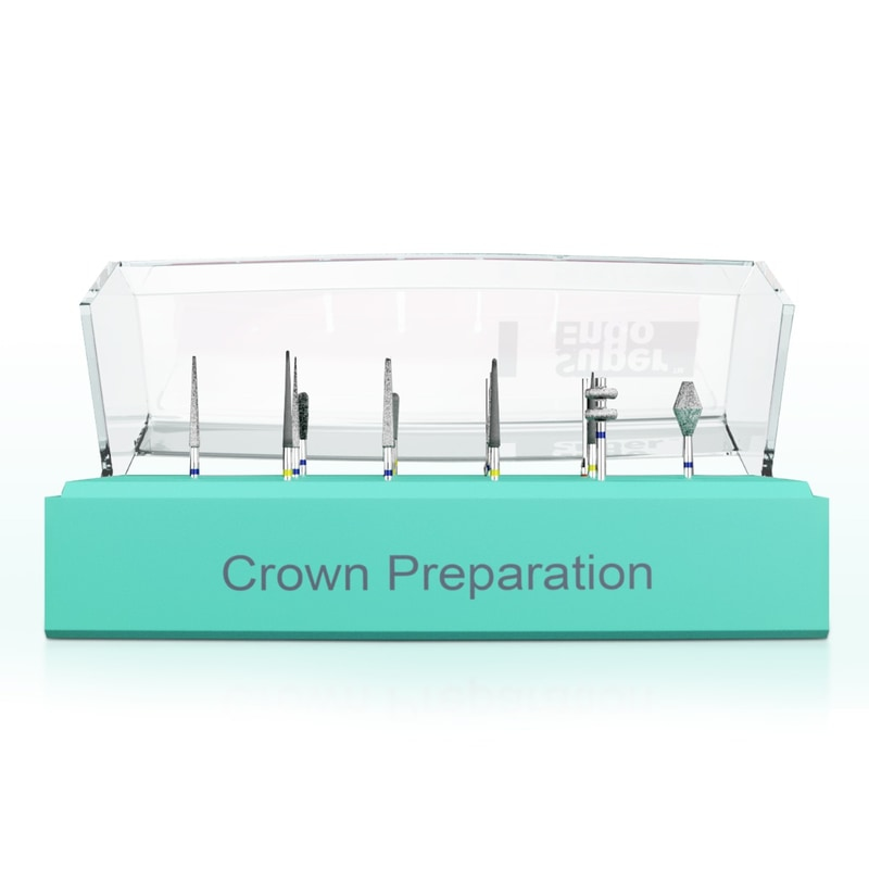 SuperEndo Crown Preparation Bur Kit – Diamond FG Burs for Airotor
