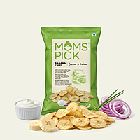 MOMS BANANA CHIPS CREAM AND ONION 22GM