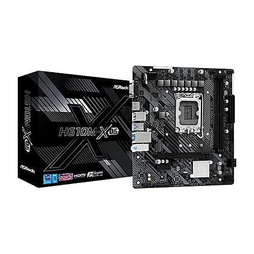 ASRock H610M-X D5 Motherboard – Intel LGA1700 | DDR5 | Micro-ATX