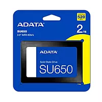 Adata Ultimate SU650 2TB Internal SSD – 2.5″ SATA | Up to 520MB/s Read