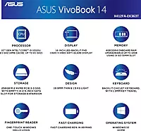 Open Box ASUS VivoBook 14 - 4 GB/256 GB SSD (X412FA-EK363T)