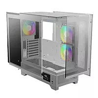Gamdias Atlas M1 White ARGB ATX Mid Tower Case – Tempered Glass | USB Type-C