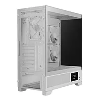 Gamdias Atlas M1 White ARGB ATX Mid Tower Case – Tempered Glass | USB Type-C