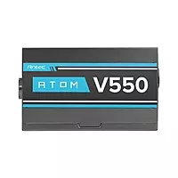 Antec Atom V550 V2 SMPS – 550W Power Supply Non-Modular Silent Fan