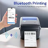 Atpos HQ450L 4 Inch (108mm) Thermal Barcode Shipping Label Sticker Printer | USB+Bluetooth Interface
