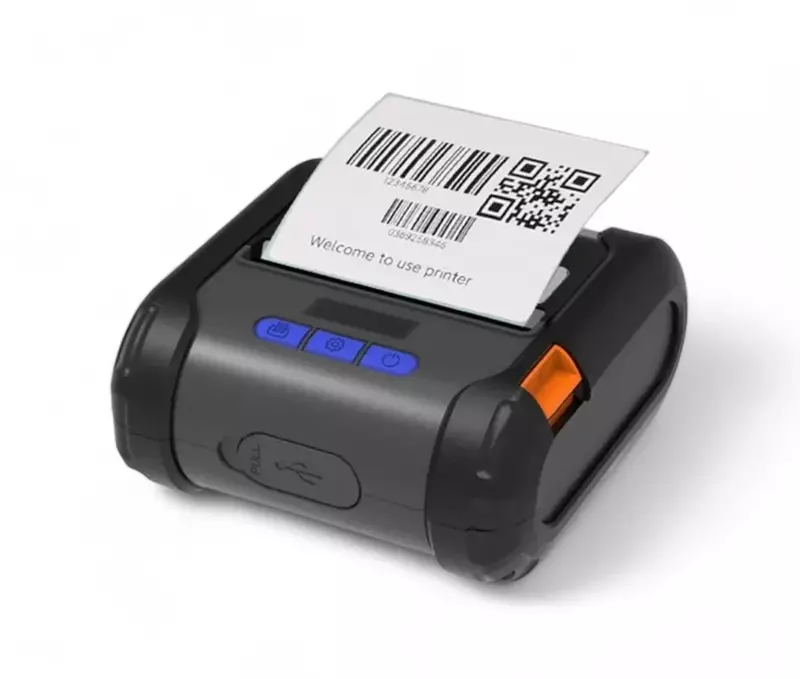 Atpos L80 80mm Portable Dual Mode Bluetooth Thermal Receipt + Label Printer | Wireless Printing | 3 Inch