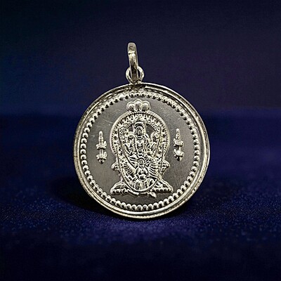 Attukal Devi Locket in Pure Silver | Double-Sided Divine Pendant Attukal Devi Locket in Pure Silver | Double-Sided Divine Pendant