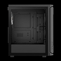 Gamdias AURA GC11 ARGB ATX Mid Tower Case – Type-C | Tempered Glass | Black