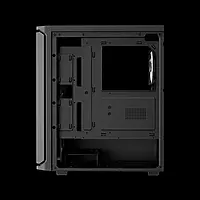 Gamdias AURA GC11 ARGB ATX Mid Tower Case – Type-C | Tempered Glass | Black