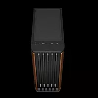 Gamdias AURA GC11 Wood ATX Mid Tower Case – Wooden Front | Type-C | Black