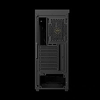 Gamdias AURA GC11 Wood ATX Mid Tower Case – Wooden Front | Type-C | Black