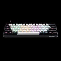 Gamdias Aura GK2 White and Black Gaming Keyboard – Red Switches | LED Backlighting | 1 Year Warranty