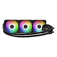 Gamdias AURA GL360 Lite ARGB Liquid Cooler – 360mm AIO | Triple 120mm Fans