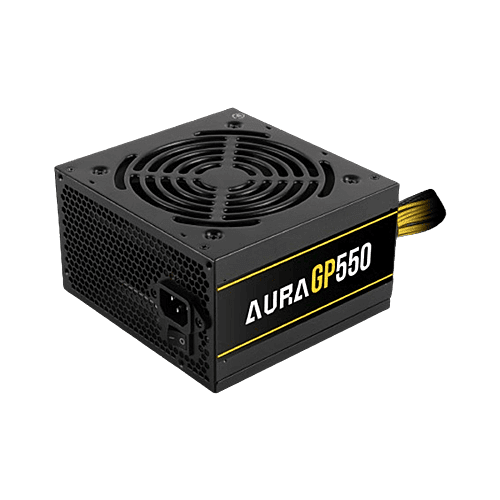 Gamdias Aura GP 550W SMPS – 80 Plus White | Non-Modular Power Supply
