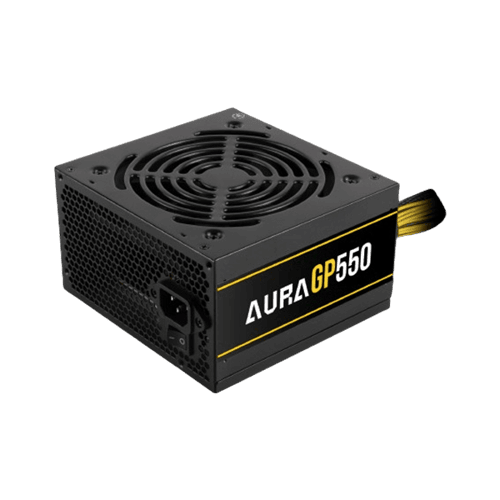Gamdias Aura GP 550W SMPS – 80 Plus White | Non-Modular Power Supply
