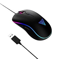 Gamdias Aura GS3 Gaming Mouse – 3600 DPI  6 Keys  RGB Lighting  Blac