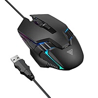 Gamdias Aura GS4 Gaming Mouse – 3600 DPI | 6 Keys | RGB Lighting | Black