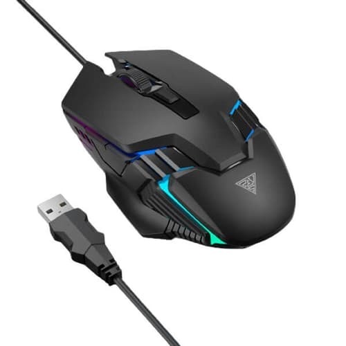 Gamdias Aura GS4 Gaming Mouse – 3600 DPI | 6 Keys | RGB Lighting | Black