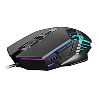 Gamdias Aura GS4 Gaming Mouse – 3600 DPI | 6 Keys | RGB Lighting | Black
