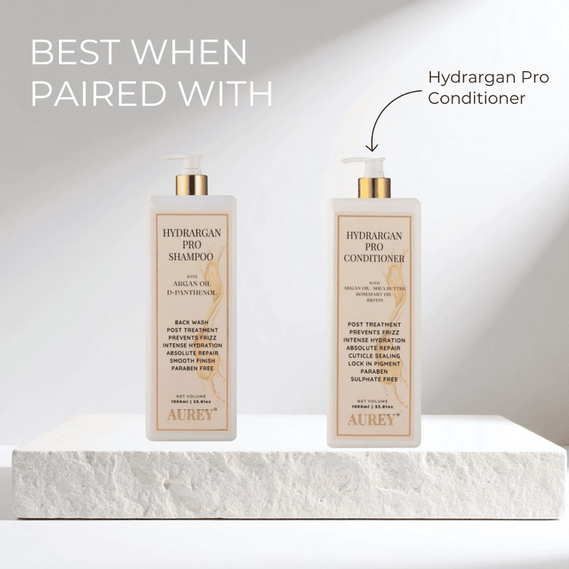 Aurey Hydrargan Pro Shampoo With Argan Oil & D-Panthenol 1000 ml