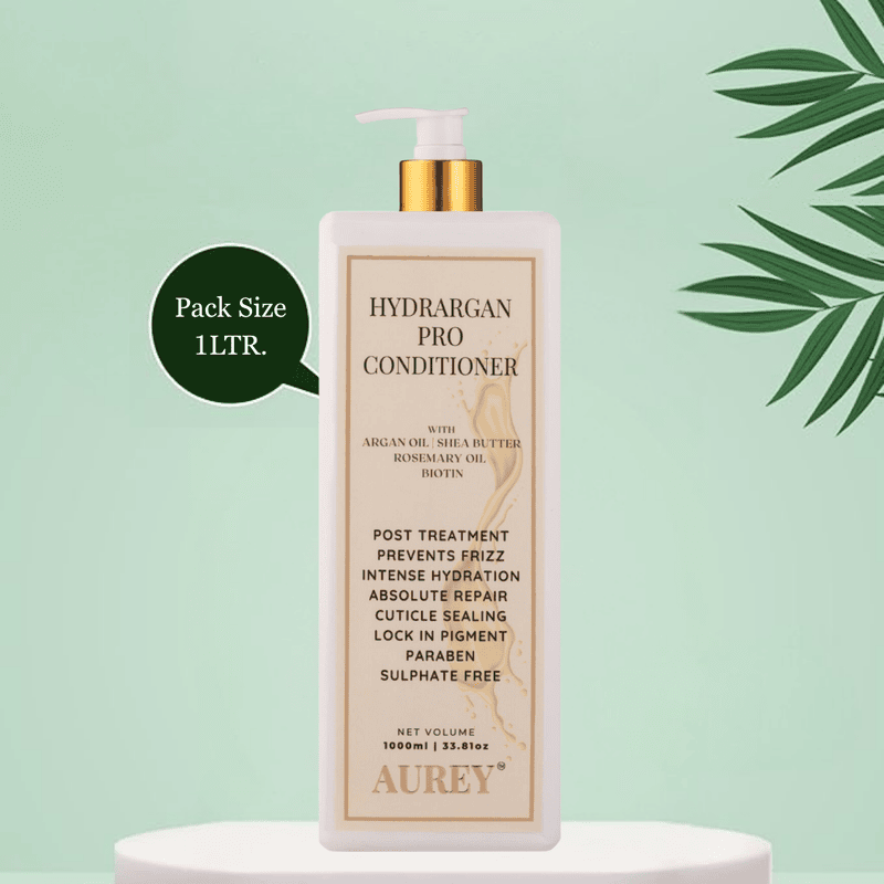 Aurey Hydrargan Pro Conditioner With Argan Oil | Shea Butter | Rosemary Oil & Biotin 1000ML
