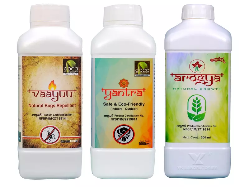 Pest Special + Flower Setting & Healthy Growth - Vaayu Yantra Arogya (1L+1L+500ml)