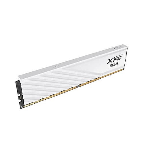 ADATA XPG Lancer Blade White 16GB 5600MHz DDR5 RAM – CL46 | UDIMM | Intel XMP & AMD EXPO