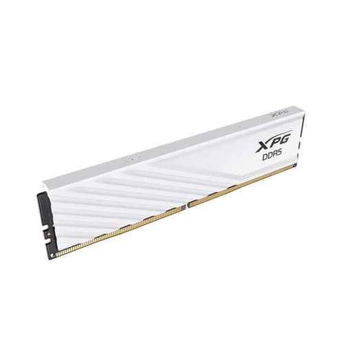 ADATA XPG Lancer Blade White 16GB 5600MHz DDR5 RAM – CL46 | UDIMM | Intel XMP & AMD EXPO