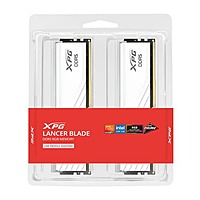 ADATA XPG Lancer Blade RGB White 64GB DDR5 RAM – 6000MHz | CL30 | 32GBx2