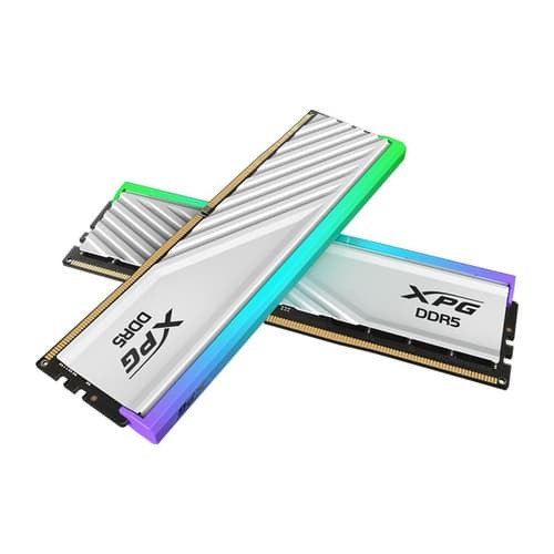 ADATA XPG Lancer Blade RGB White 64GB DDR5 RAM – 6000MHz | CL30 | 32GBx2