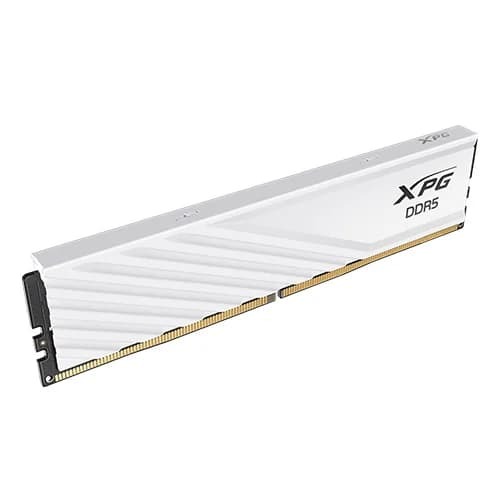 ADATA XPG Lancer Blade White 16GB 6000MHz DDR5 RAM – CL34 | UDIMM | Intel XMP & AMD EXPO