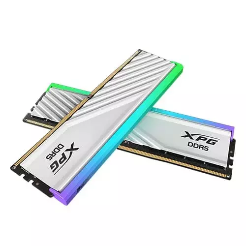 ADATA XPG Lancer Blade RGB White 32GB DDR5 6000MHz RAM – CL36 | 16GB×2 UDIMM