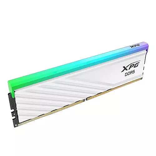 ADATA XPG Lancer Blade RGB White 16GB 6000MHz DDR5 RAM – CL36 | UDIMM | Intel XMP & AMD EXPO